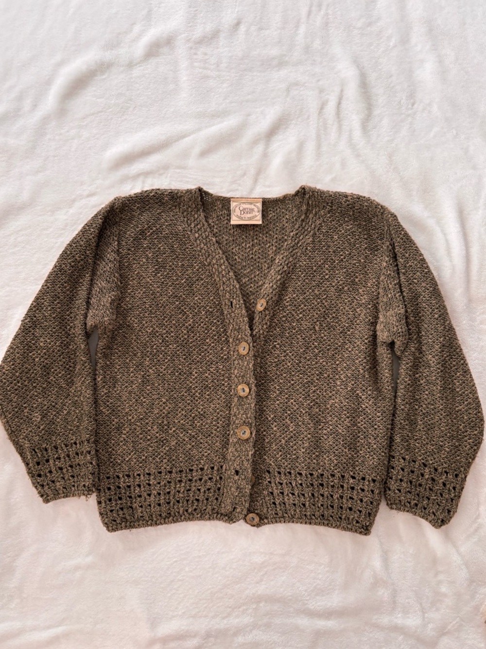 Carraig Donn cardigan made in Ireland
